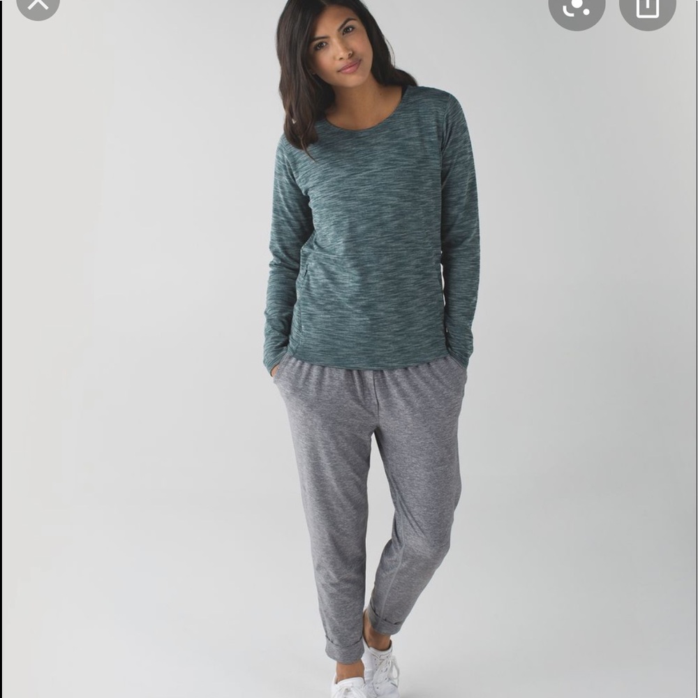 LULULEMON &go city pullover heathered dark fuel